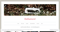 Desktop Screenshot of kathamane.com